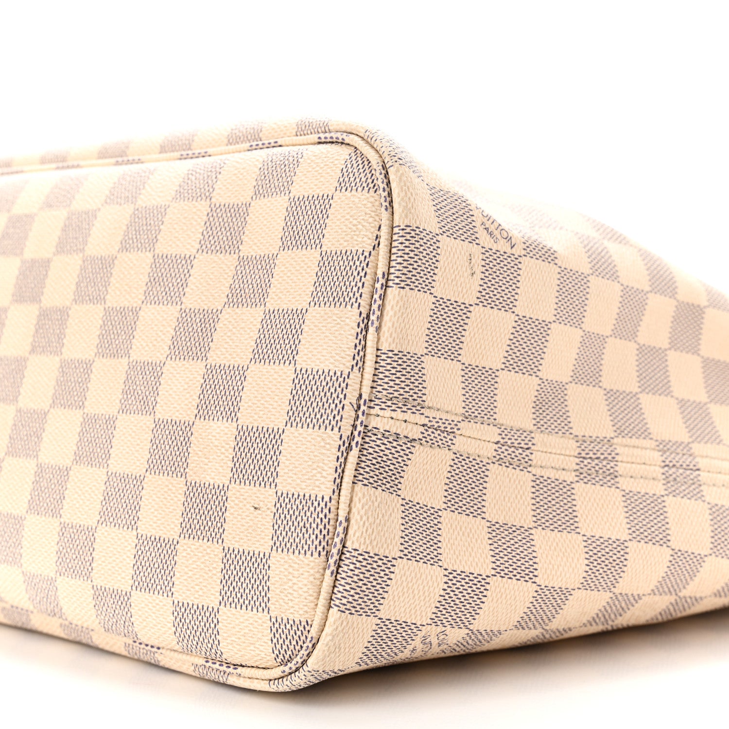 Louis Vuitton Damier Azur Neo Neverfull MM Rose Ballerine 12 of 13