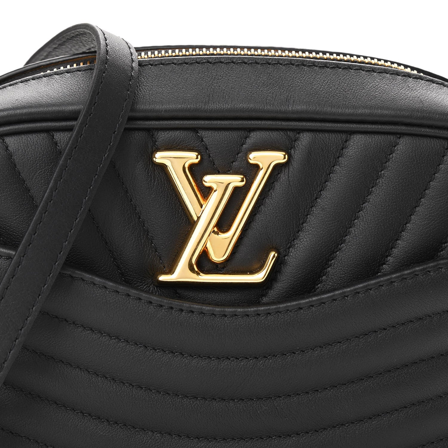 Louis Vuitton Calfskin New Wave Camera Bag Black 9 of 9