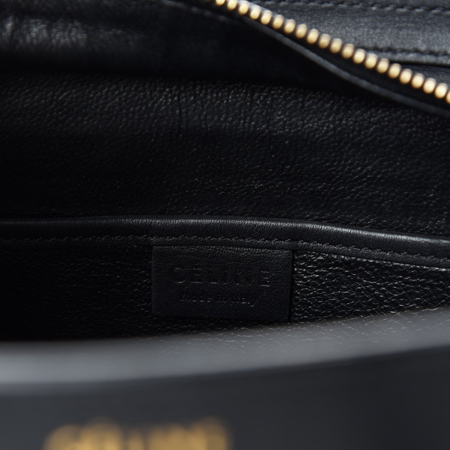Smooth Calfskin Nano Luggage Black