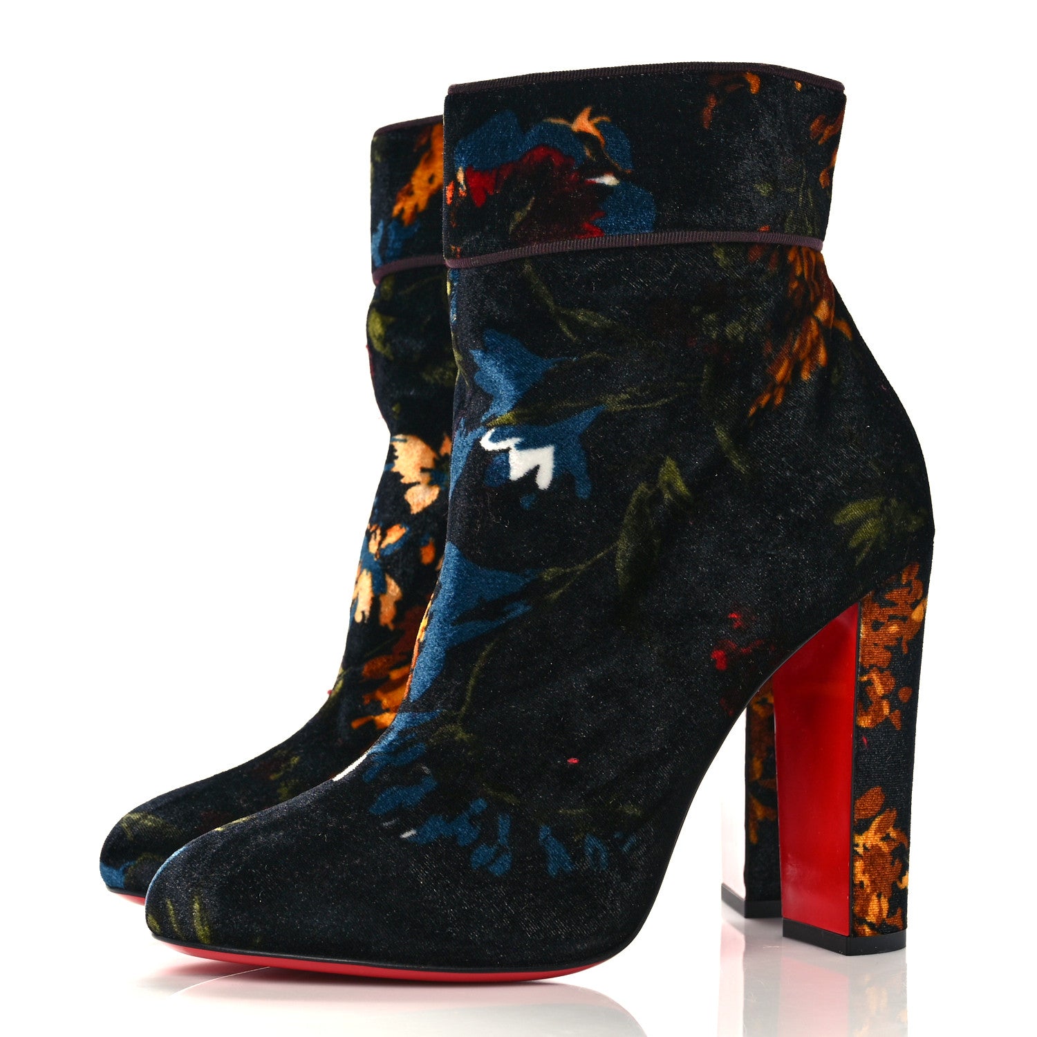 Christian Louboutin Veau Velours Moulamax 85 Booties 40 Black 3 of 7