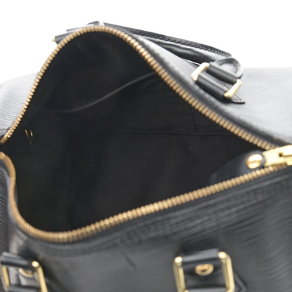 Louis Vuitton Epi Speedy 25 Black 5 of 13