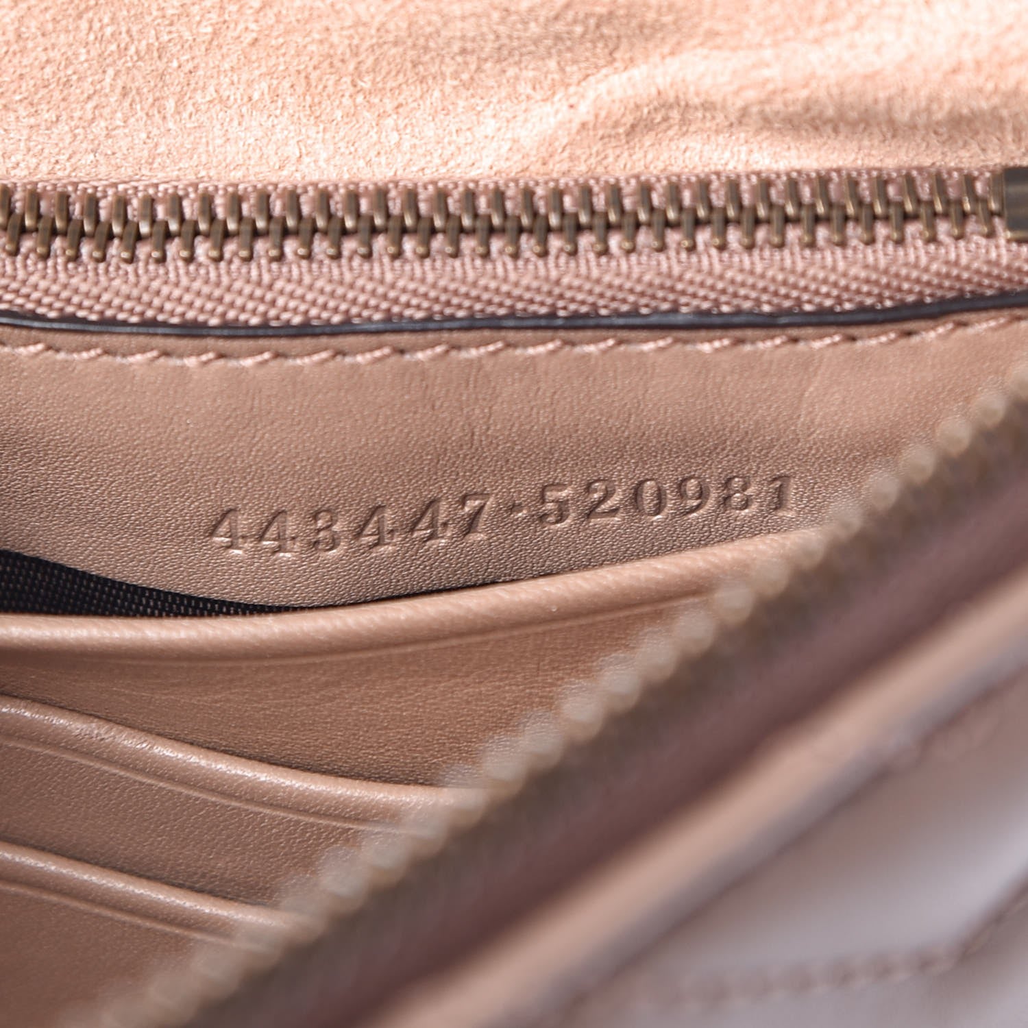 Gucci Calfskin Matelasse Mini GG Marmont Chain Bag Porcelain Rose 6 of 11