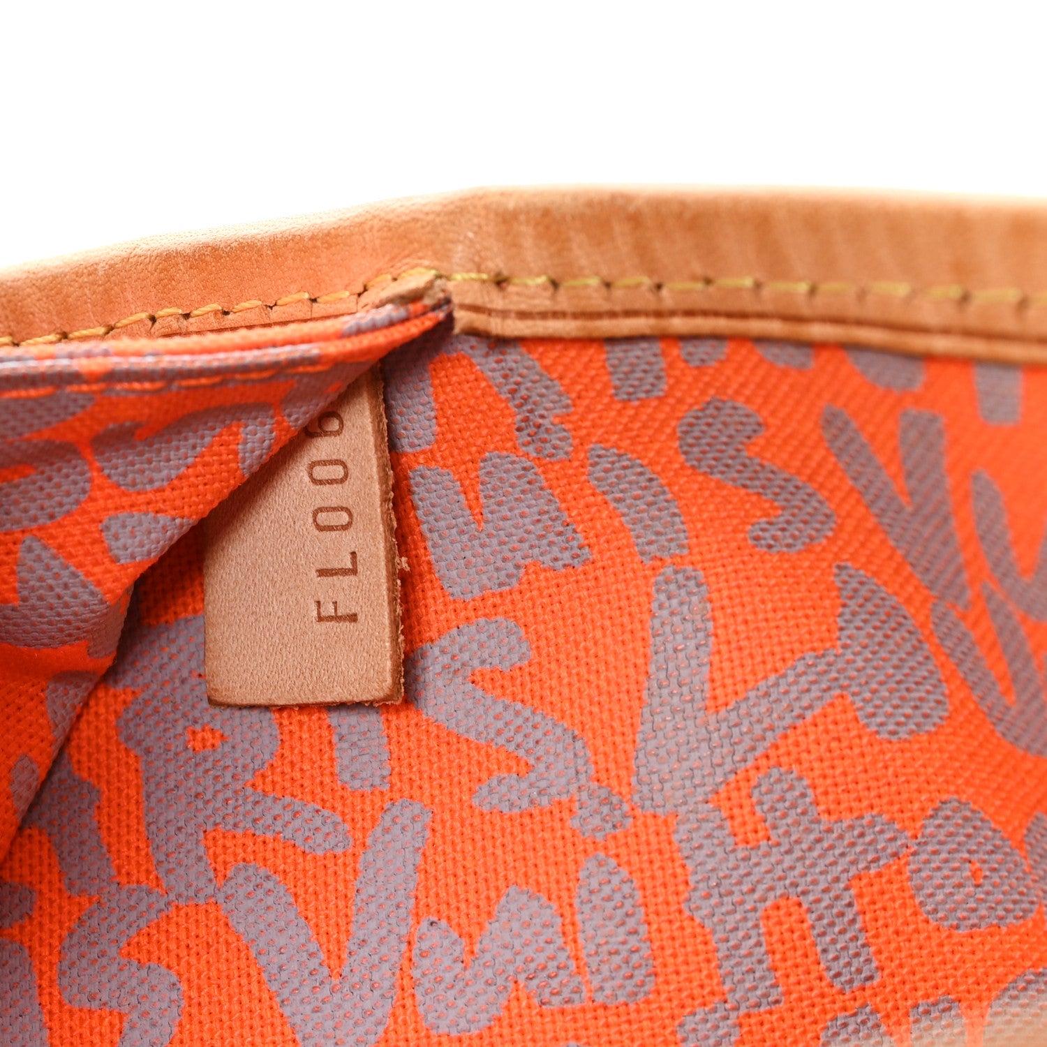 Louis Vuitton Monogram Graffiti Neverfull GM Orange 7 of 11