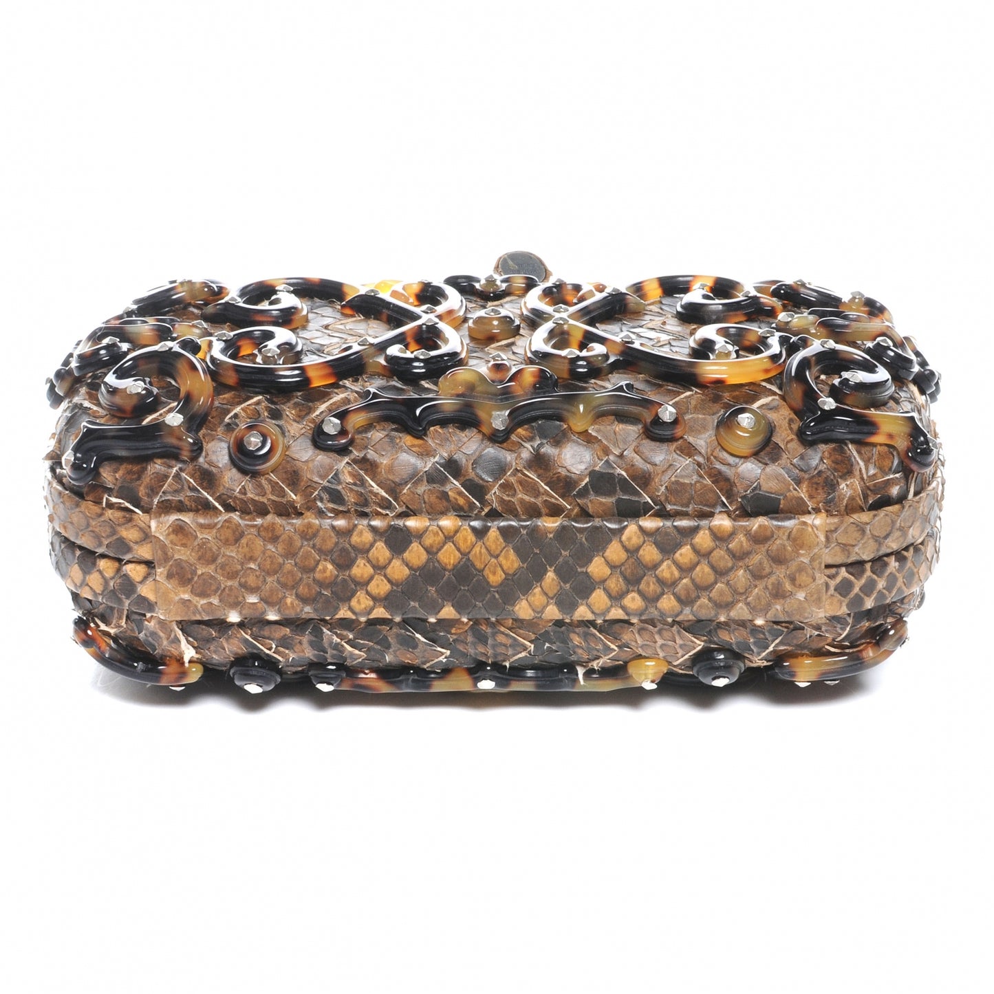 Python Tortoise Knot Clutch