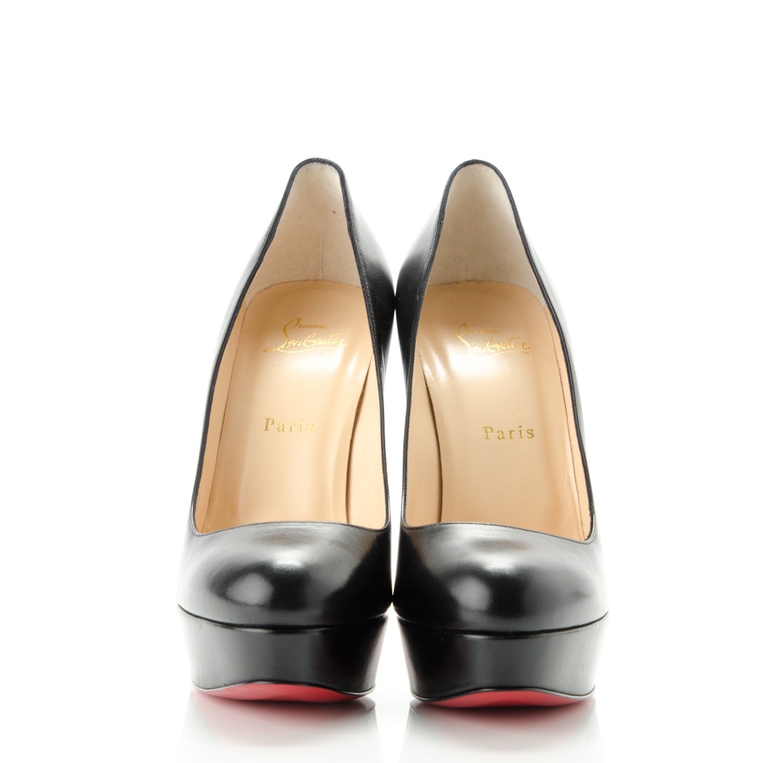 Christian Louboutin Nappa Bianca 140 Pumps 40 Black 2 of 6
