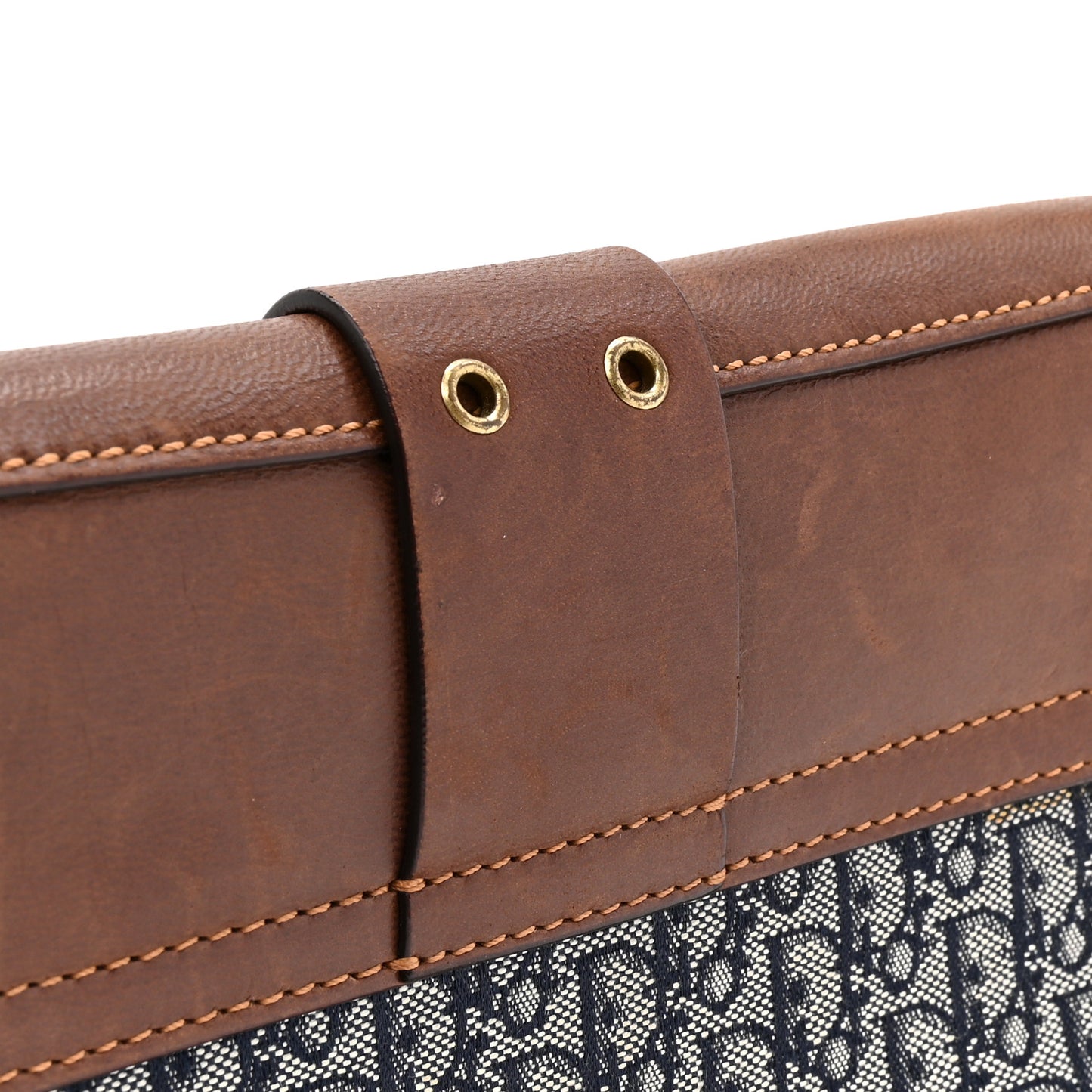 Monogram Trotter Street Chic Shoulder Bag Blue Brown