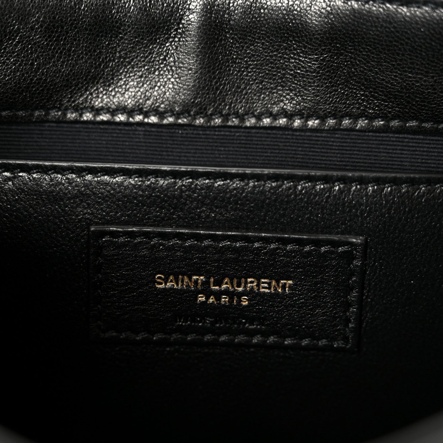 Saint Laurent Lambskin Quilted Monogram Mini Nolita Black 6 of 11