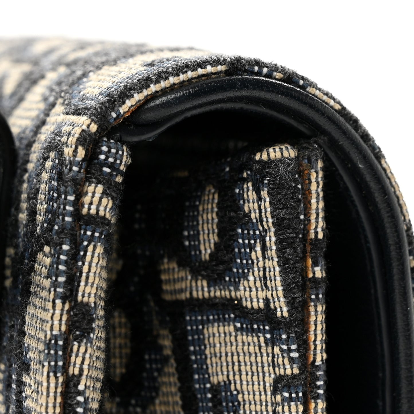 Oblique Saddle Belt Bag Blue
