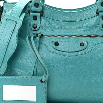 Balenciaga Agneau Classic Hardware Velo Bleu Tropical 7 of 13