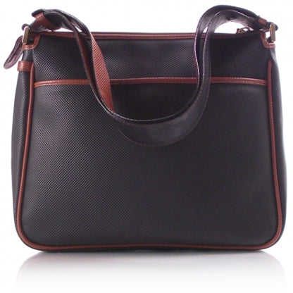 Bottega Veneta Leather PVC Marco Polo Shoulder Bag 1 of 10