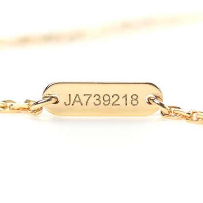 Van Cleef & Arpels 18K Yellow Gold Mother of Pearl Vintage Alhambra Pendant Necklace 5 of 6