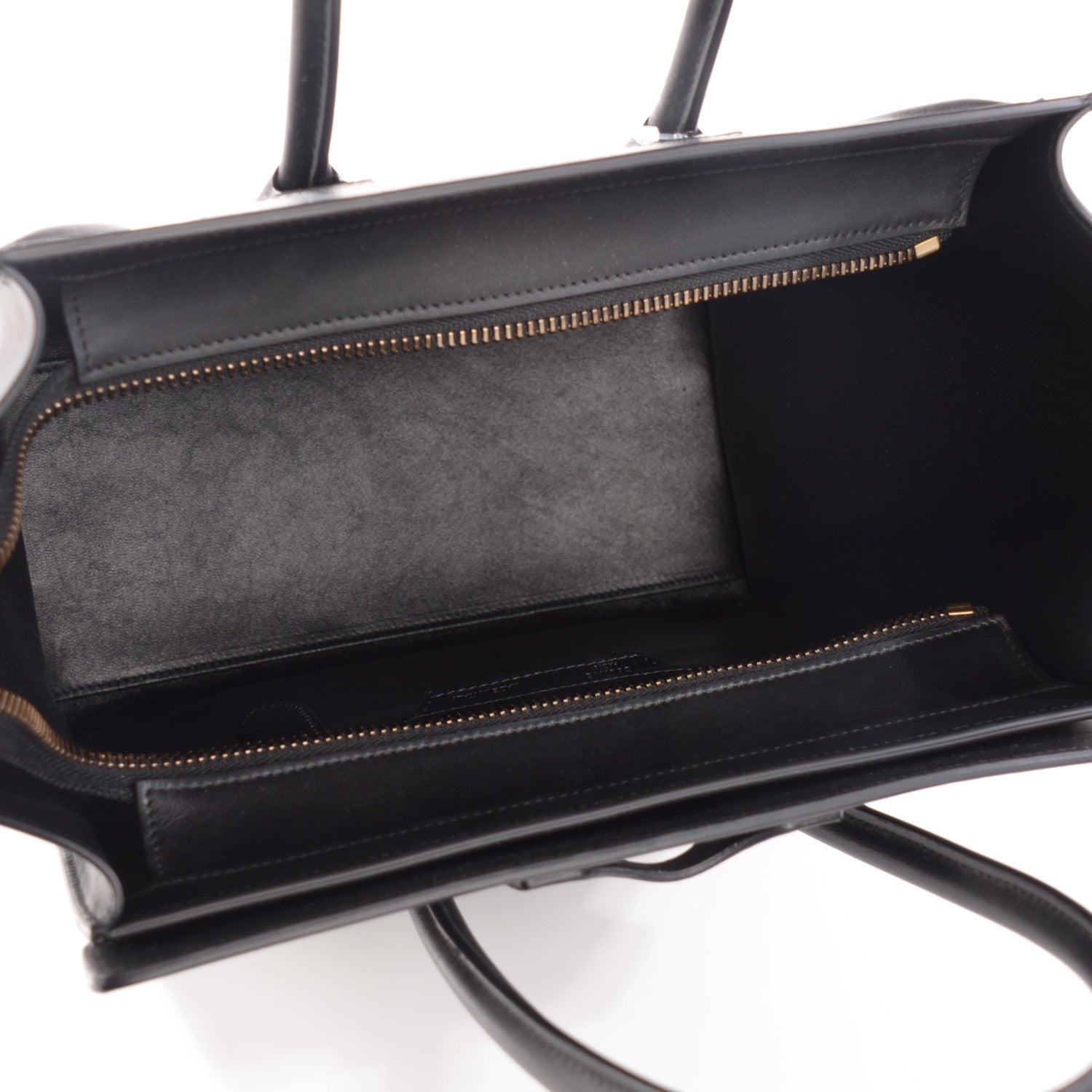 Celine Smooth Calfskin Micro Luggage Black 7 of 8