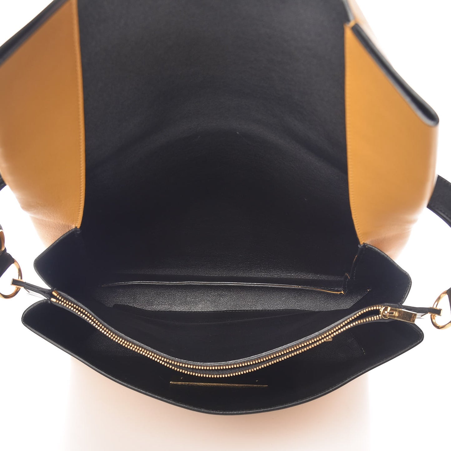 Smooth Calfskin Blade Flap Amber