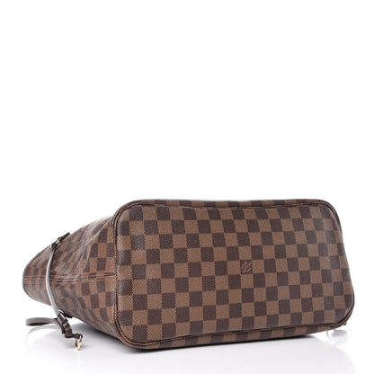 Louis Vuitton Damier Ebene Neo Neverfull MM Rose Ballerine 5 of 9