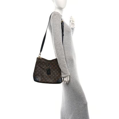 Louis Vuitton Monogram Odeon MM Black 2 of 9
