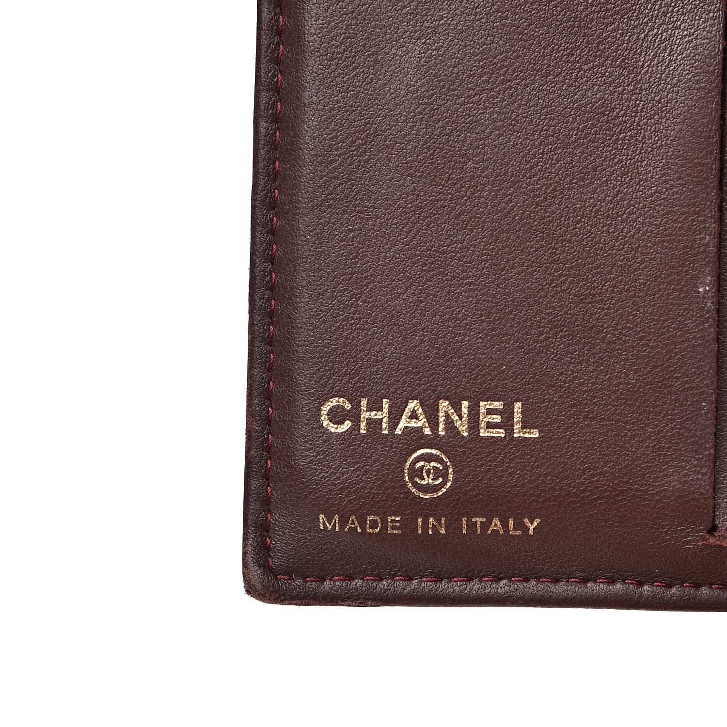 Chanel Lambskin Quilted Card Holder Wallet Black 8 of 12