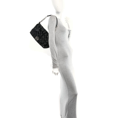 Christian Dior Patent Cannage New Lock Flap Black 2 of 10