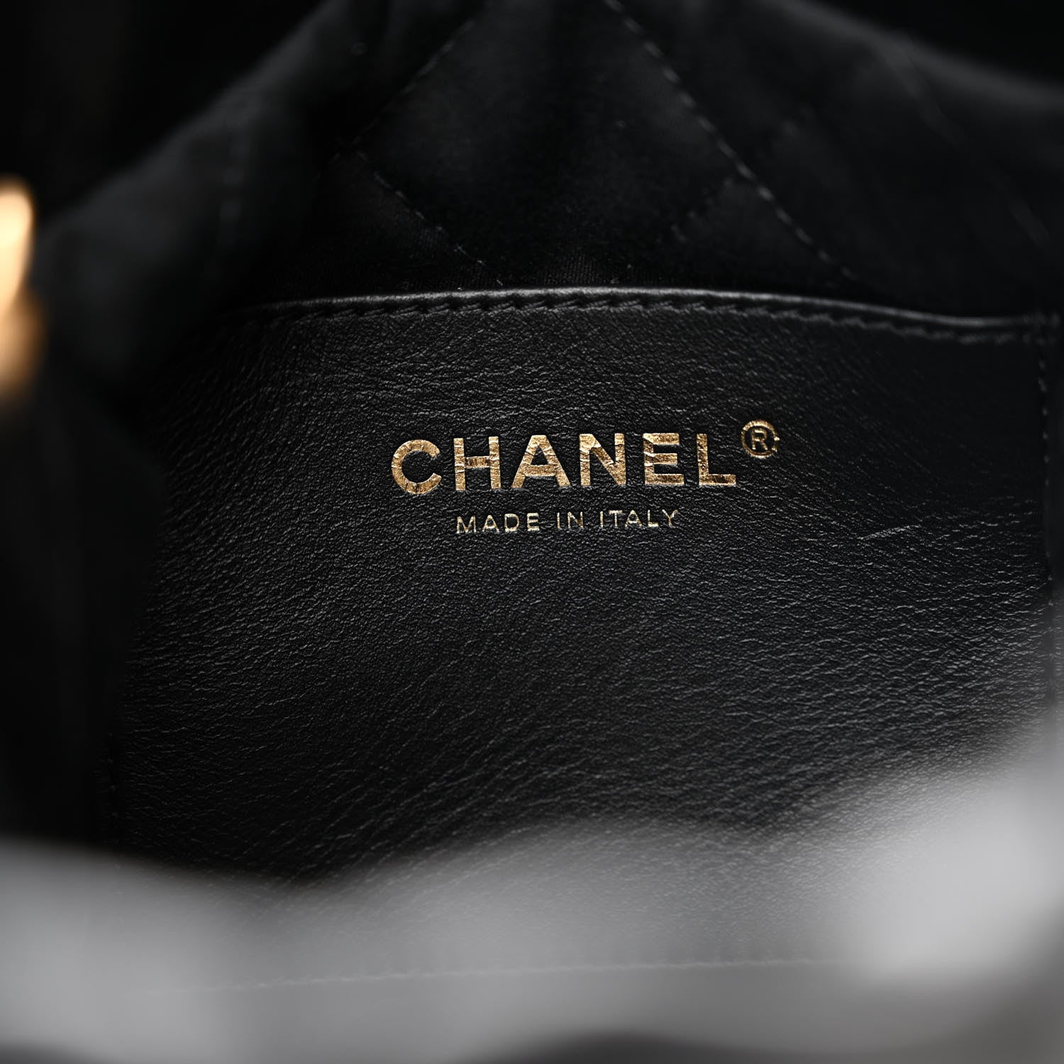 Chanel Shiny Calfskin Quilted Mini Chanel 22 Black 6 of 10