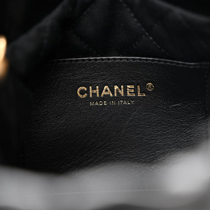 Chanel Shiny Calfskin Quilted Mini Chanel 22 Black 6 of 10