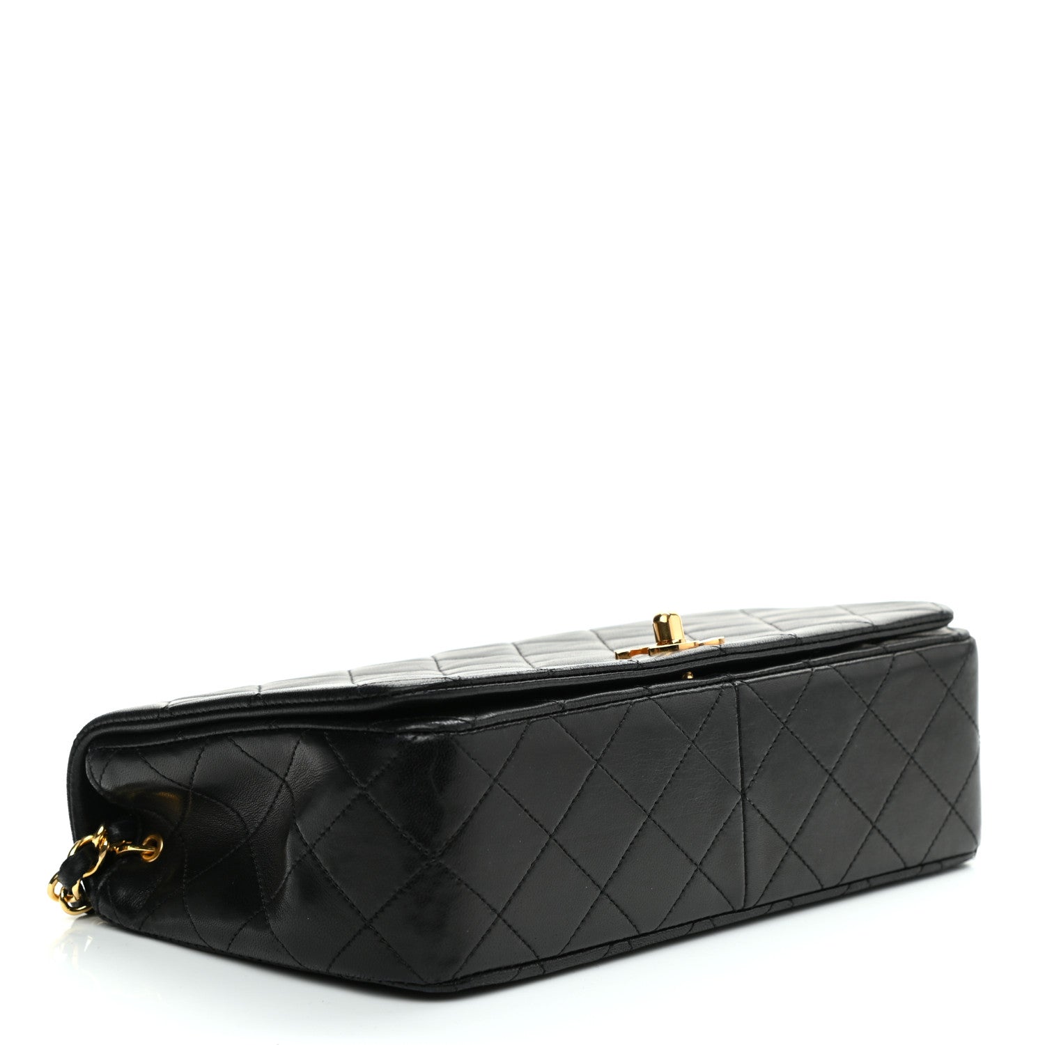 Chanel Lambskin Quilted Small Single Flap Black 4 of 9