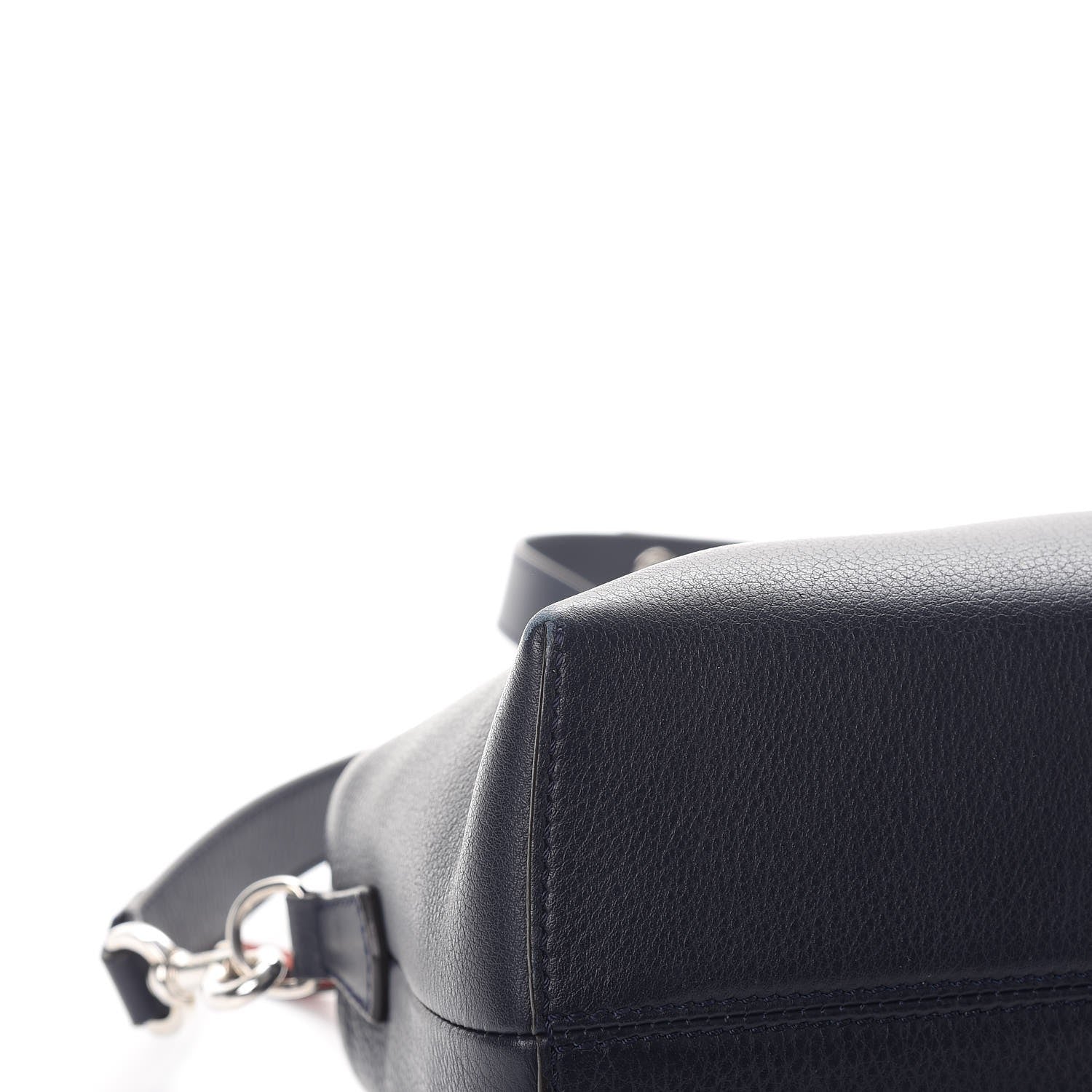 Fendi Vitello Dolce 4 Color Medium By The Way Boston Bag Blue Notte Multicolor 8 of 11