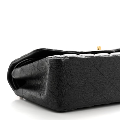 Chanel Caviar Quilted Jumbo Double Flap Black 9 of 10