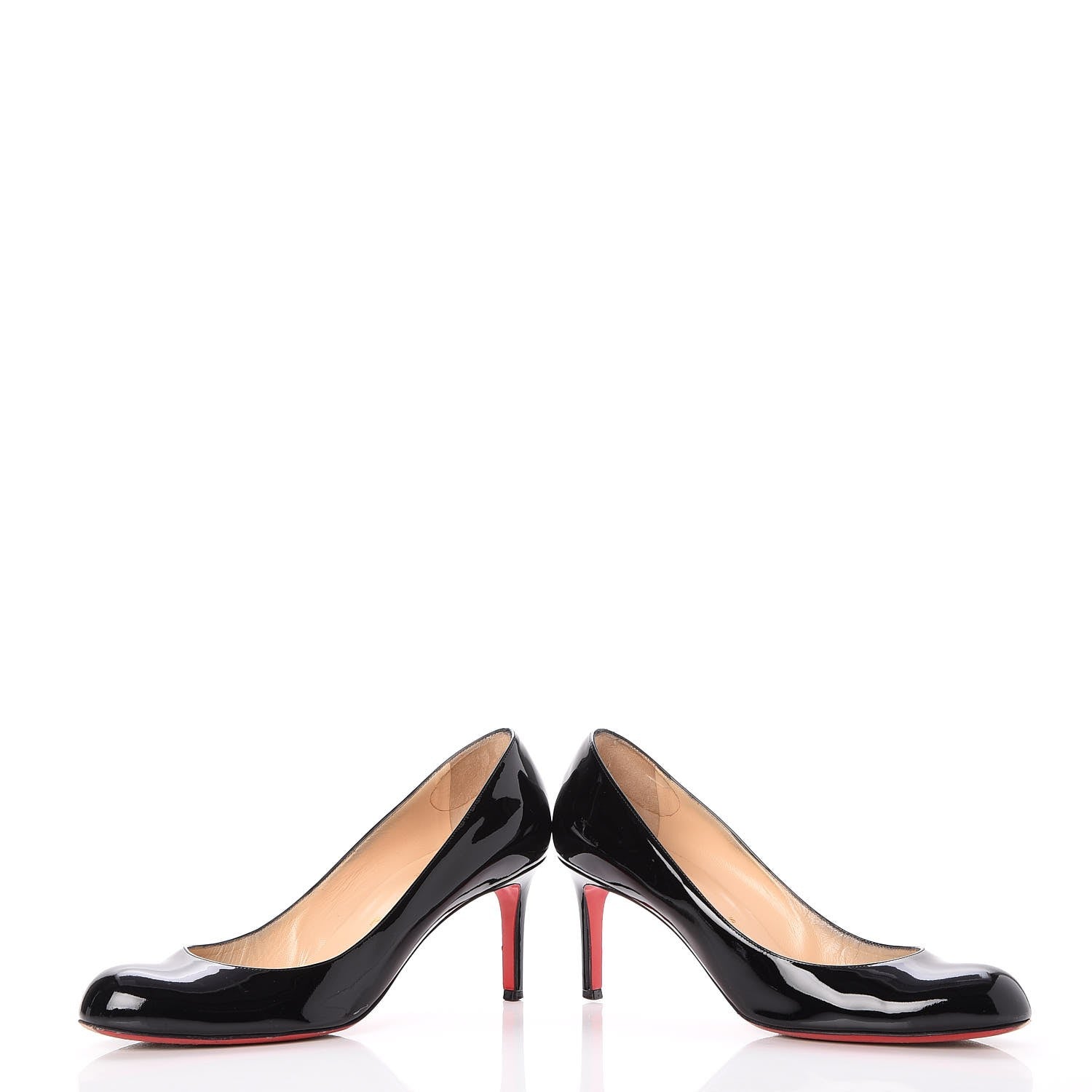 Christian Louboutin Patent Calfskin Simple 85 Pumps 41 Black 8 of 11