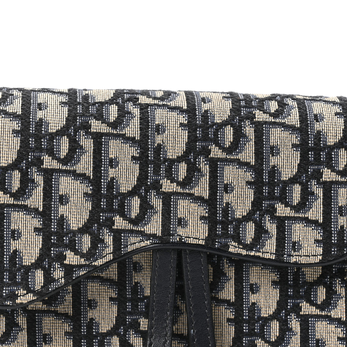 Oblique Saddle Belt Bag Blue