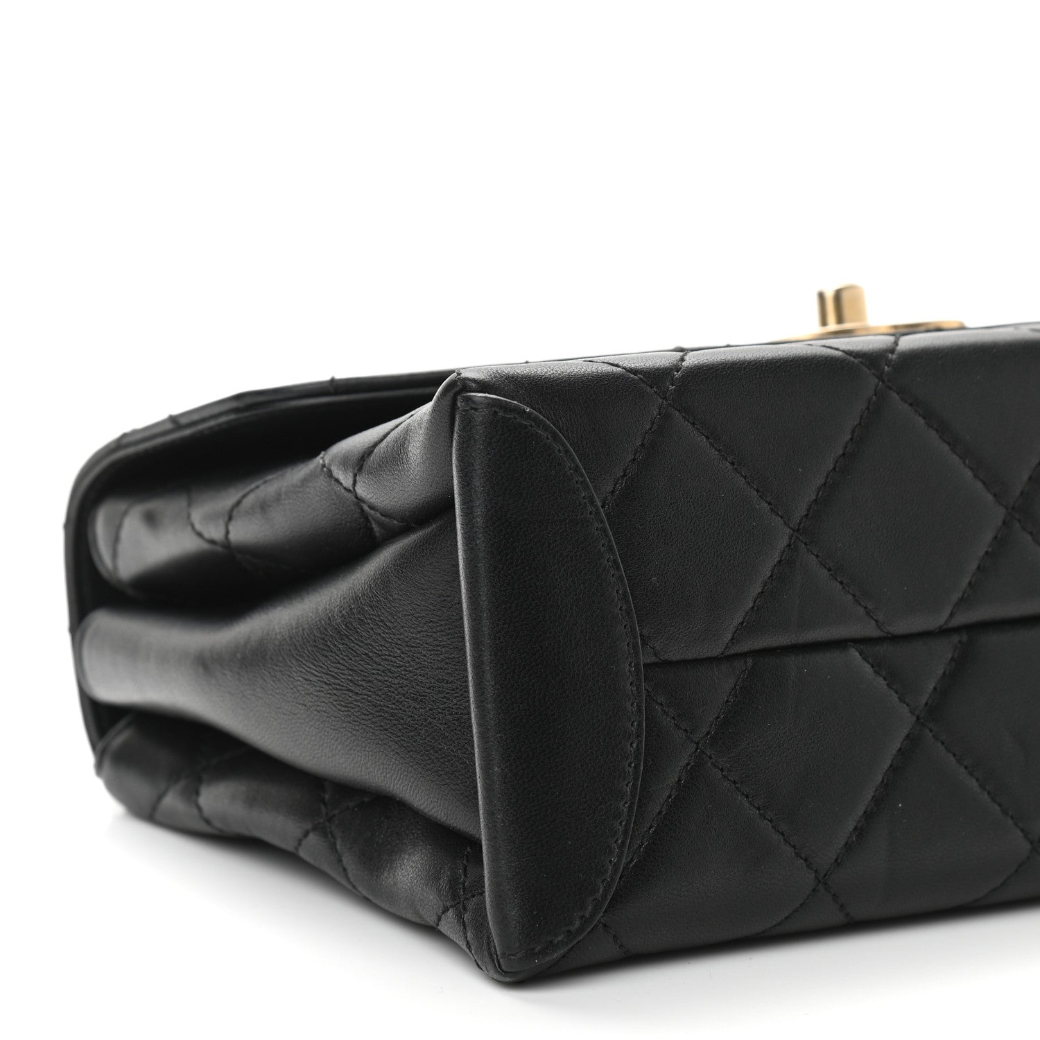 Chanel Lambskin Quilted Medium Trendy Spirit Top Handle Bag Black 9 of 11