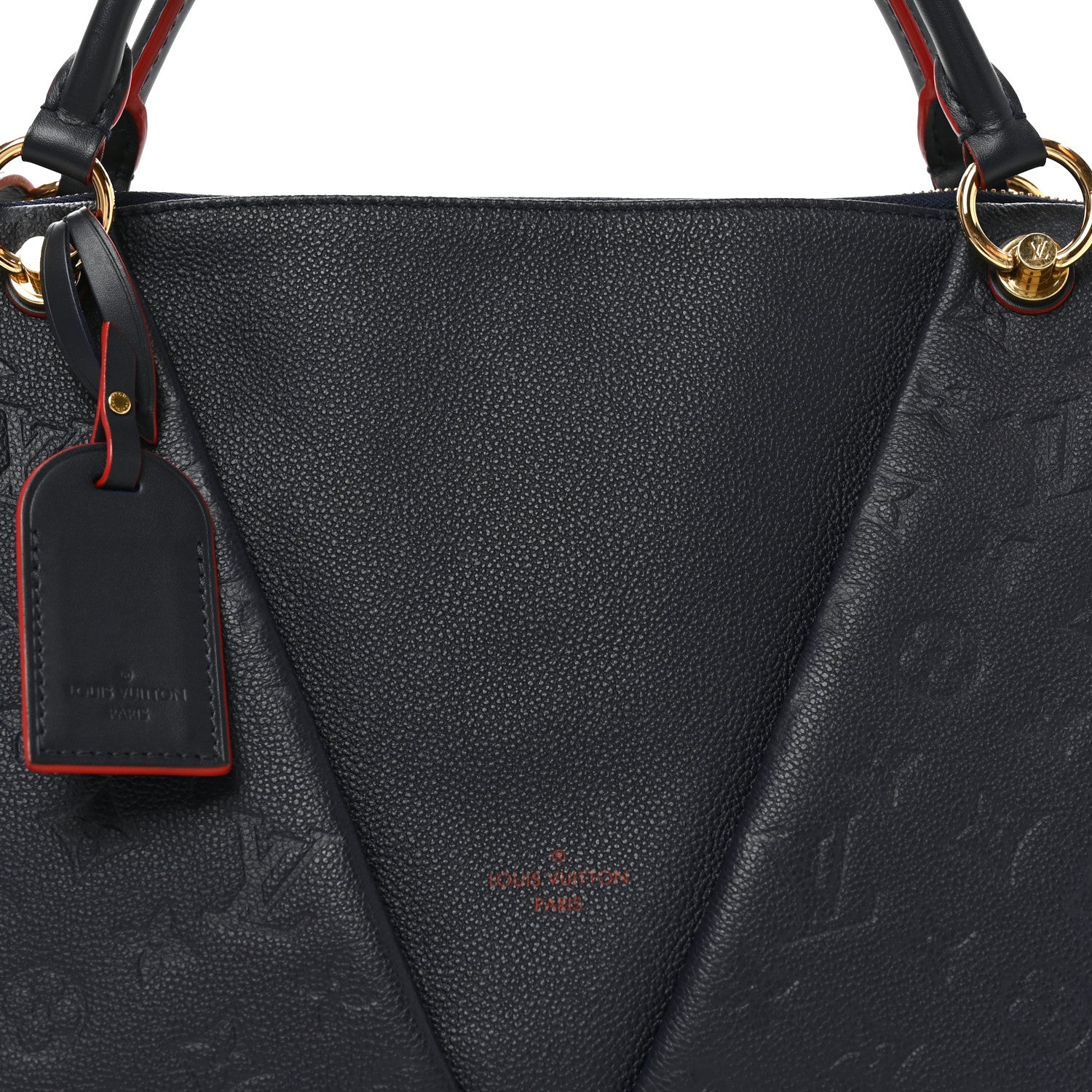 Louis Vuitton Empreinte V Tote MM Marine Rouge 6 of 8