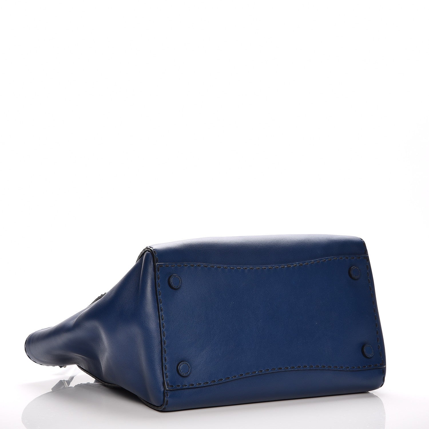 Prada City Calf Small Hand Stitched Galleria Double Zip Tote Bleuette 5 of 9