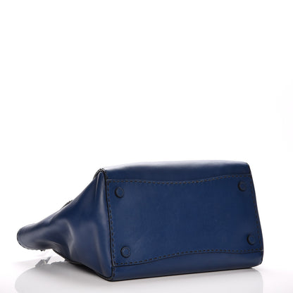 Prada City Calf Small Hand Stitched Galleria Double Zip Tote Bleuette 5 of 9