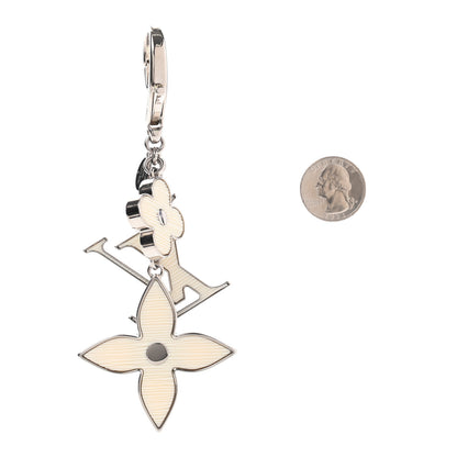 Louis Vuitton Fleur d'Epi Bag Charm Ivory 2 of 4
