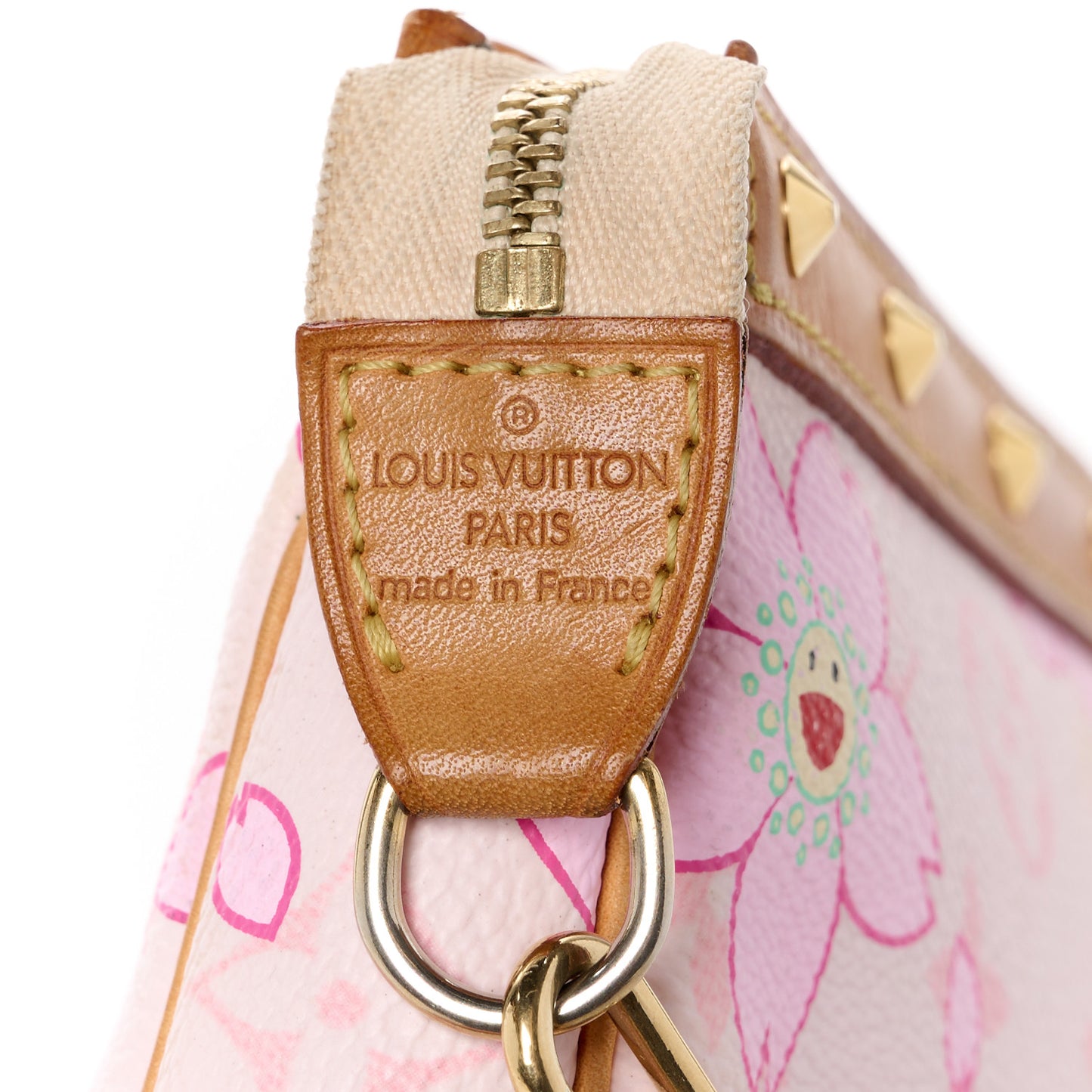 Monogram Cherry Blossom Pochette Accessories Pink