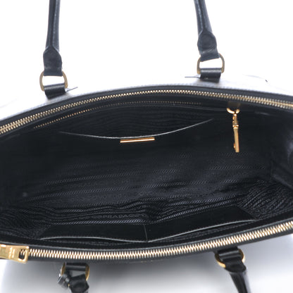 Prada Saffiano Large Galleria Double Zip Tote Black 5 of 12
