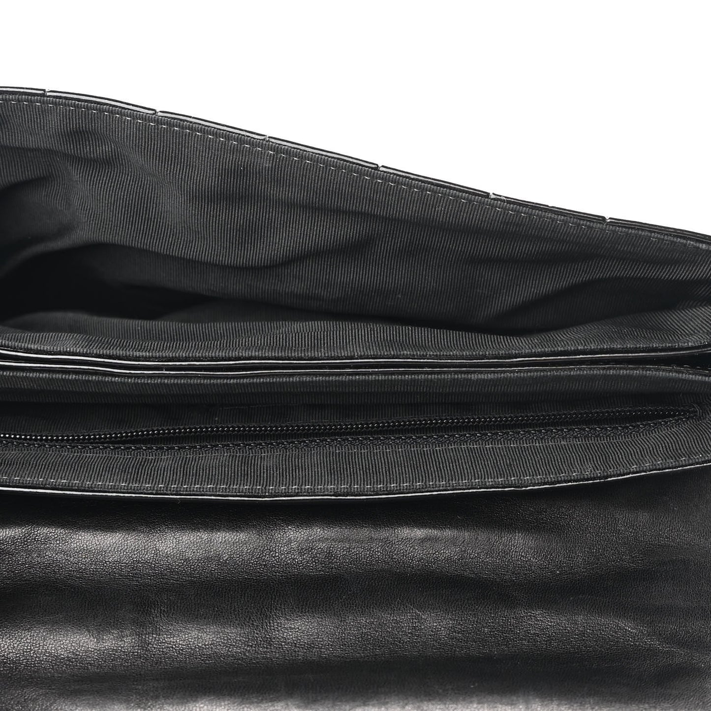 Patent Chocolate Bar Reissue Single Flap Black