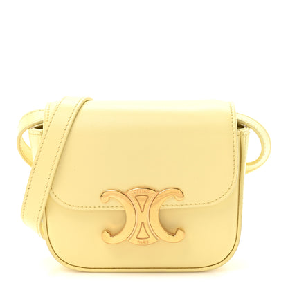 Celine Shiny Calfskin Mini Triomphe Pollen 1 of 16