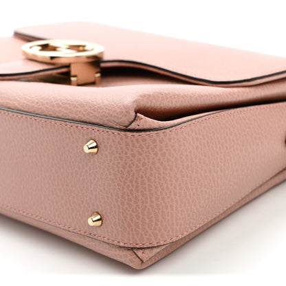 Gucci Dollar Calfskin Interlocking G Top Handle Shoulder Bag Soft Pink 10 of 11