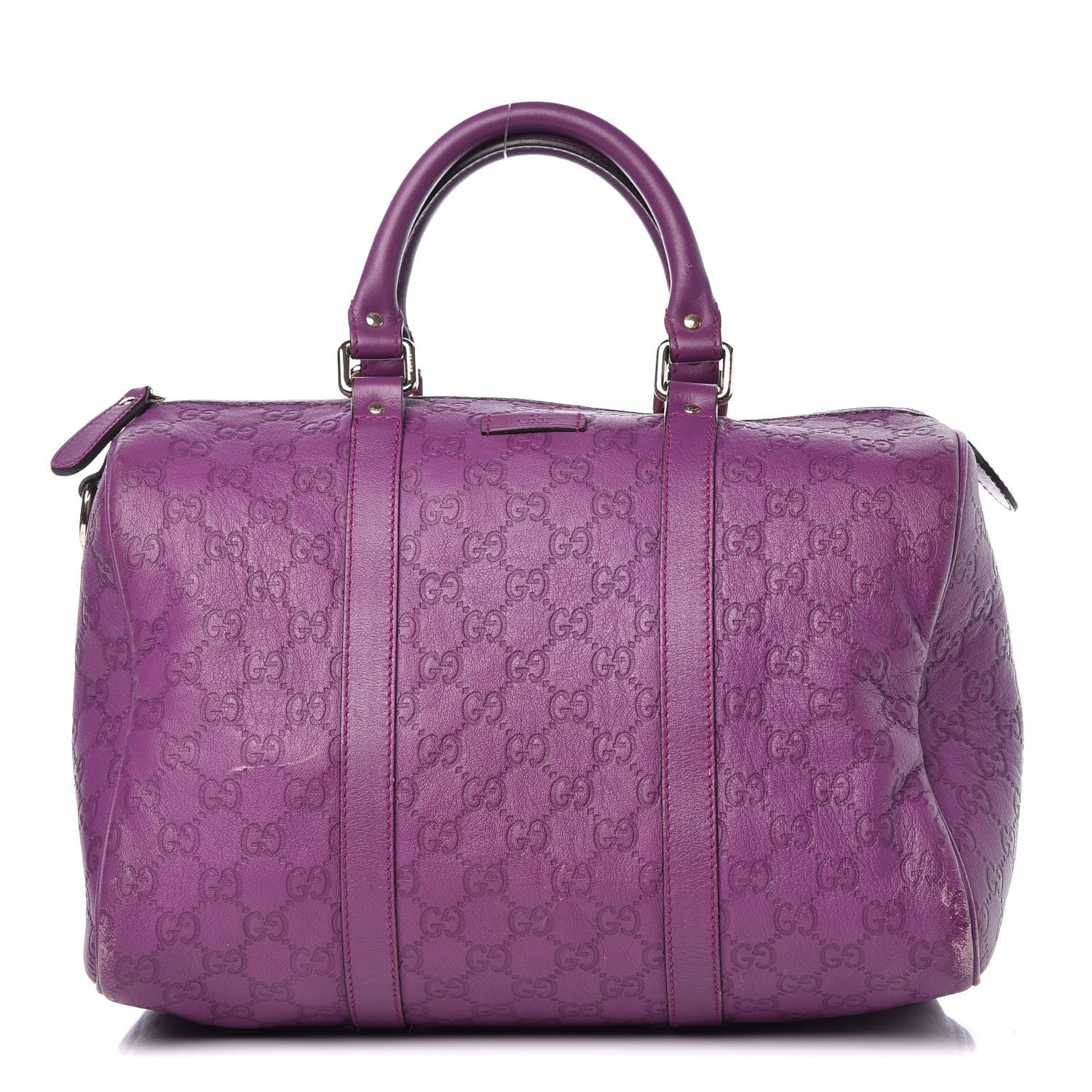 Gucci Guccissima Medium Joy Boston Purple 1 of 15