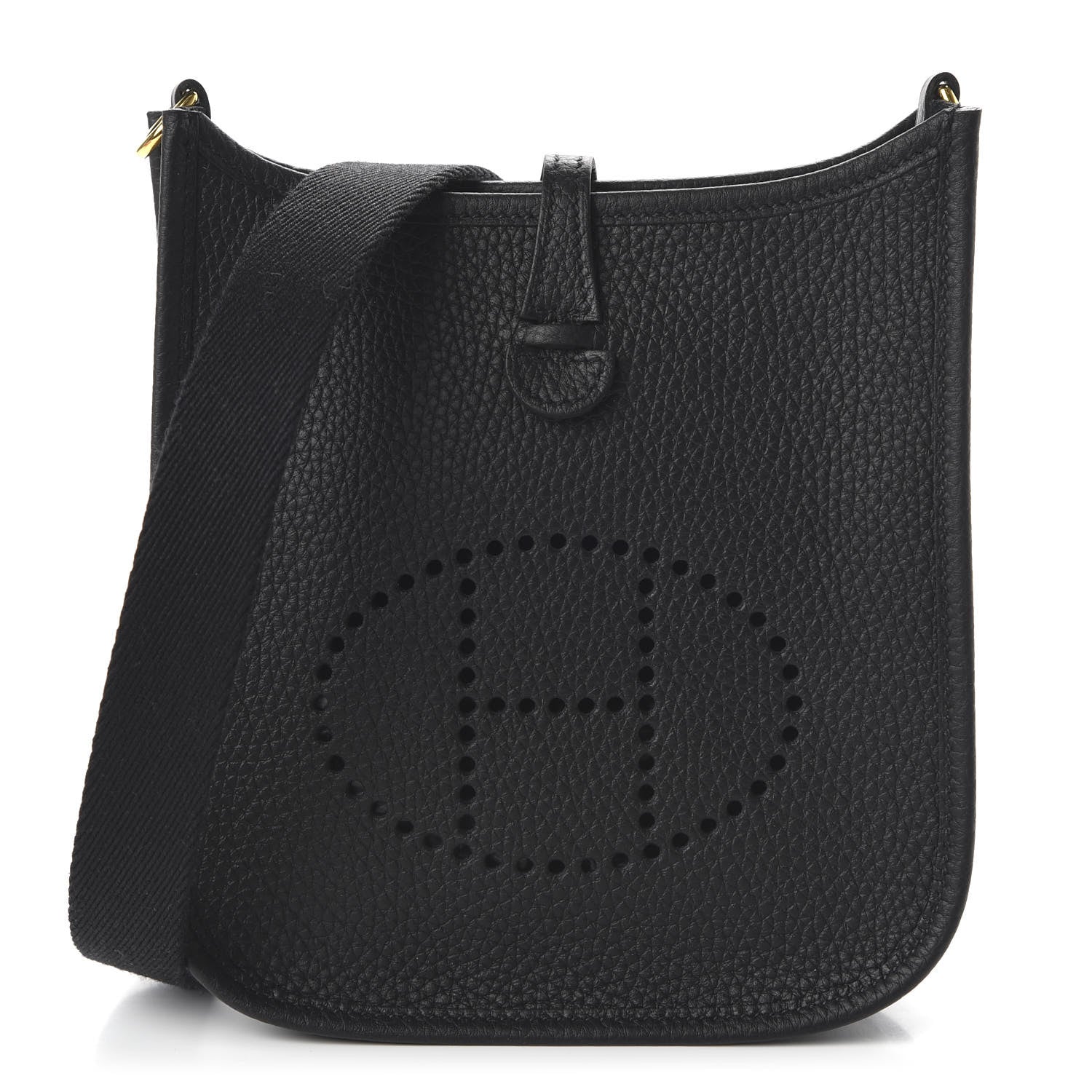 Hermes Taurillon Clemence Evelyne TPM Black 1 of 10