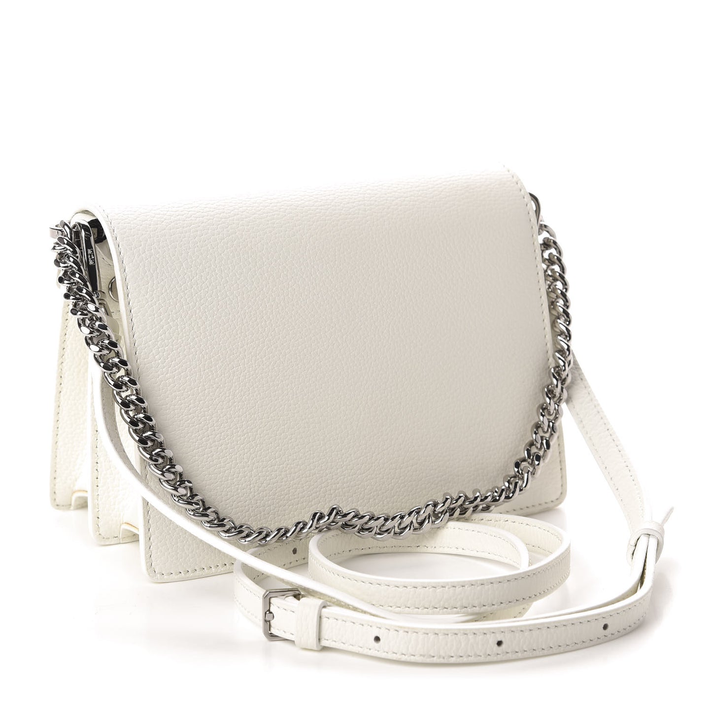 Calfskin Park Avenue Mini Patricia Crossbody Bag White