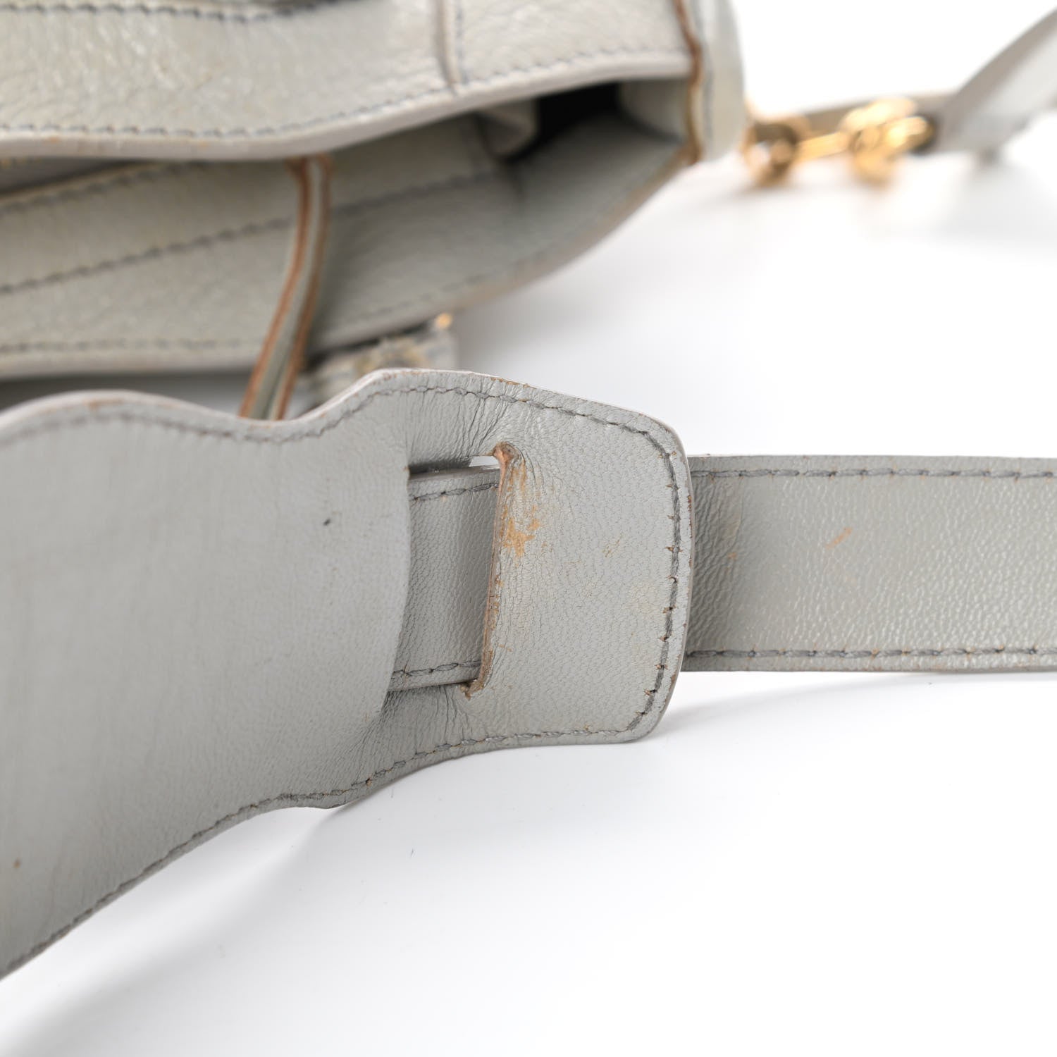 Balenciaga Chevre Gold Metallic Edge Hardware Mini City Gris Perle 19 of 19