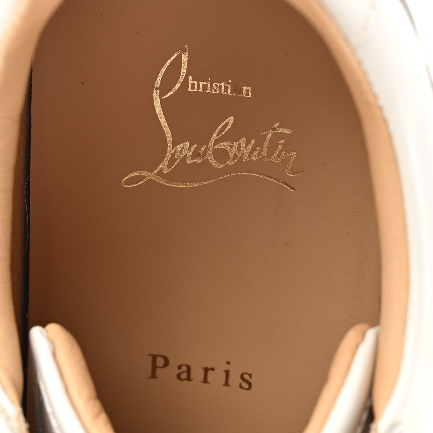 Christian Louboutin Calfskin Vieira Flat Sneakers 38 White 7 of 11