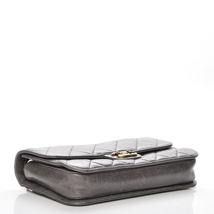 Chanel Aged Calfskin Medium Perfect Edge Flap Grey 4 of 8