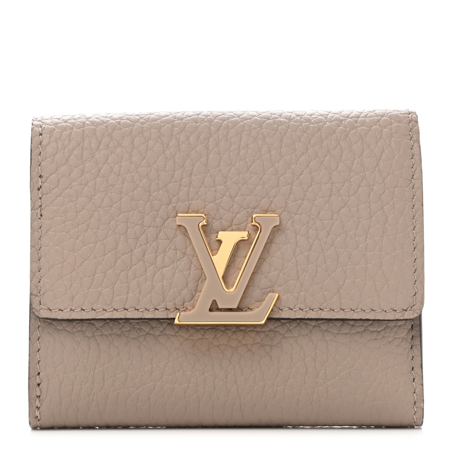 Louis Vuitton Taurillon Capucines XS Wallet Galet 1 of 8
