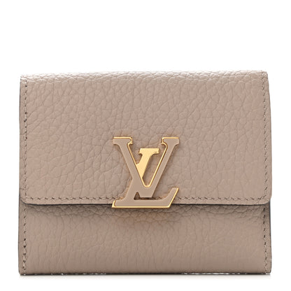 Louis Vuitton Taurillon Capucines XS Wallet Galet 1 of 8