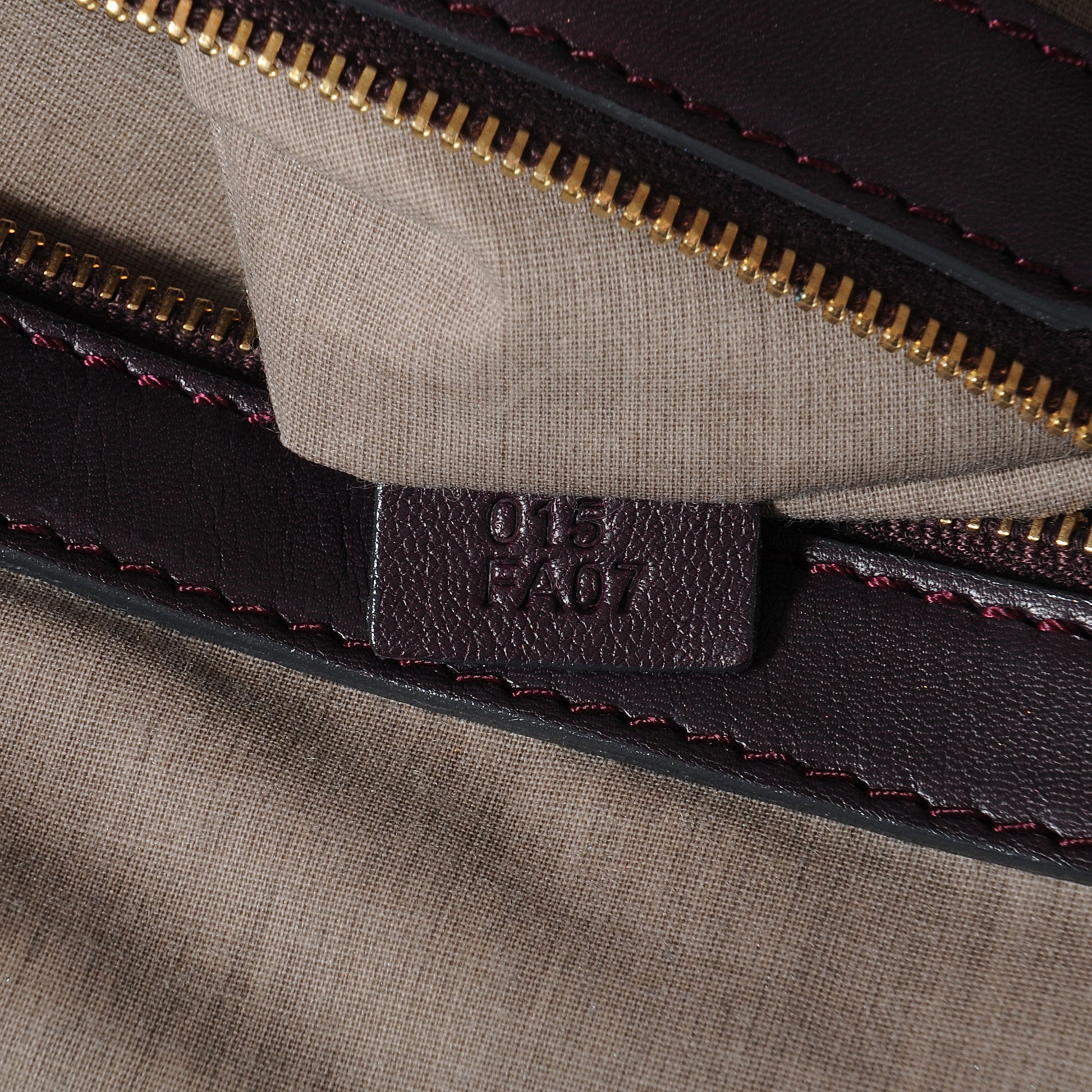 Marc Jacobs Calfskin Quilted Elastic Mina Stam Plum 7 of 9