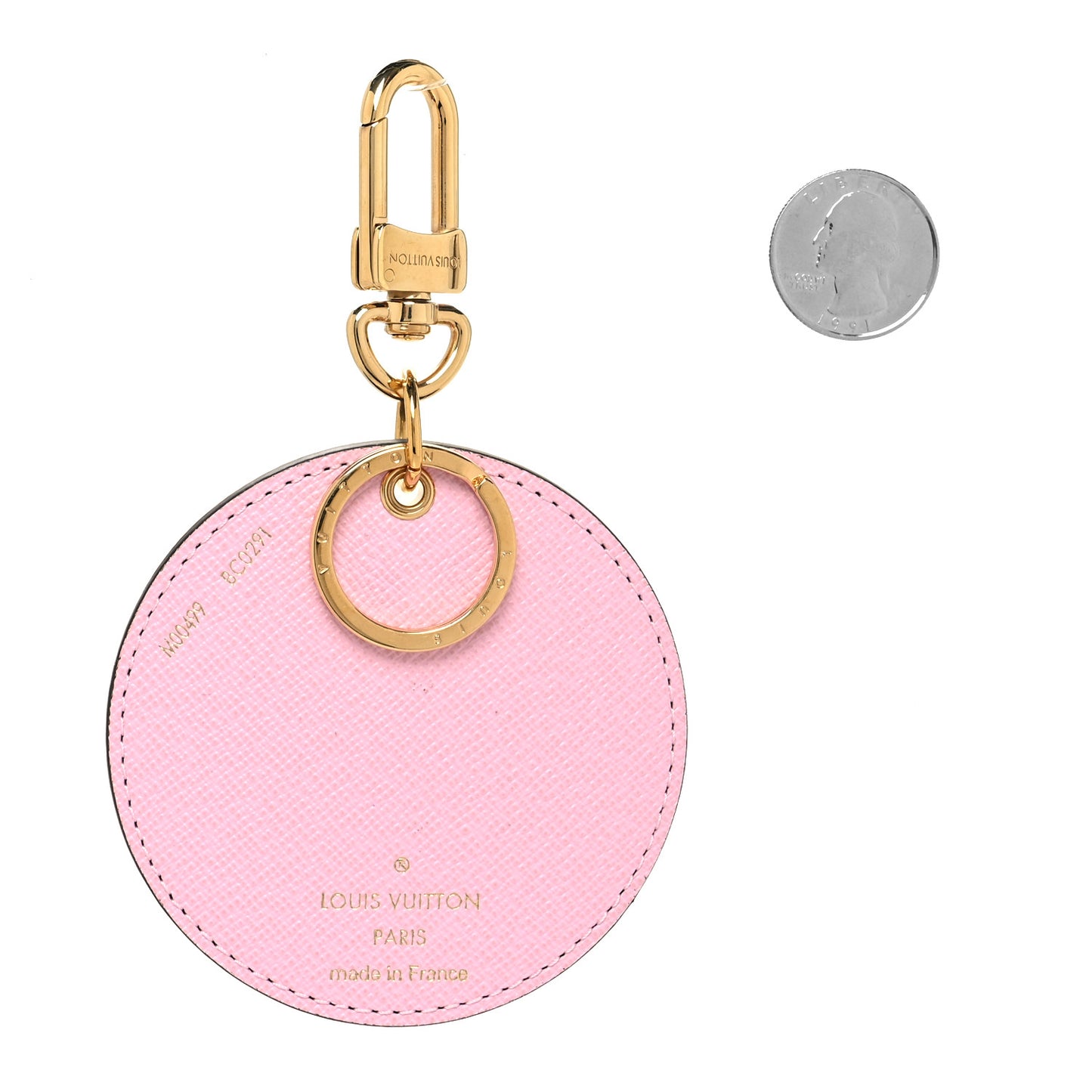 Monogram 2021 Christmas Animation Japanese Garden Bag Charm Key Ring Wisteria Pink