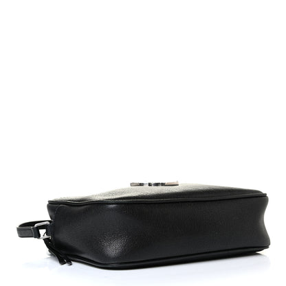 Saint Laurent Lambskin Monogram Small Lou Camera Bag Black 3 of 6