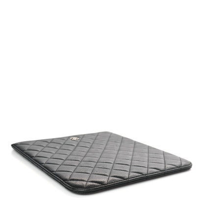 Chanel Caviar Quilted iPad Case Black 4 of 9